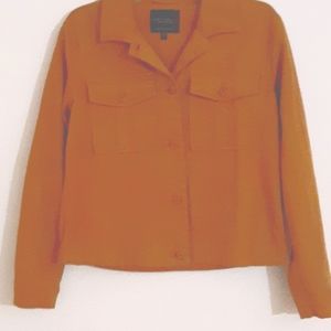 Sanctuary dark mustard color 98% cotton , size small crafted  and tailored